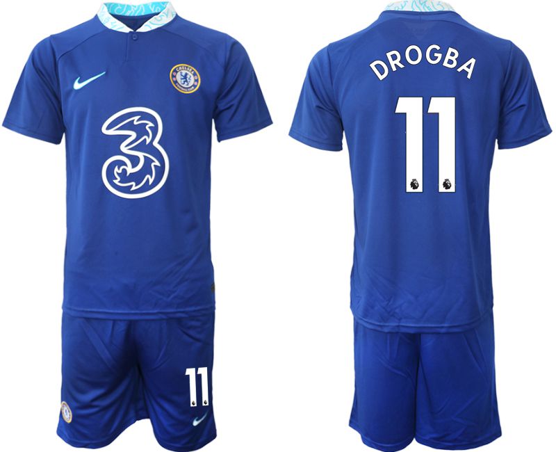 Men 2022-2023 Club Chelsea FC home blue #11 Soccer Jerseys